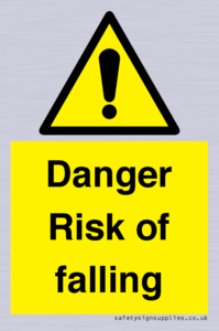 Danger Risk of falling